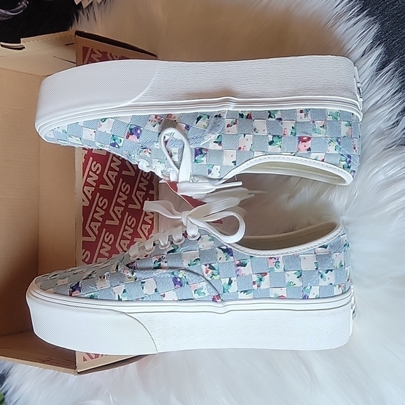 VANS Authentic Stackform Woven - Floral/Denim - Picture 6 of 8